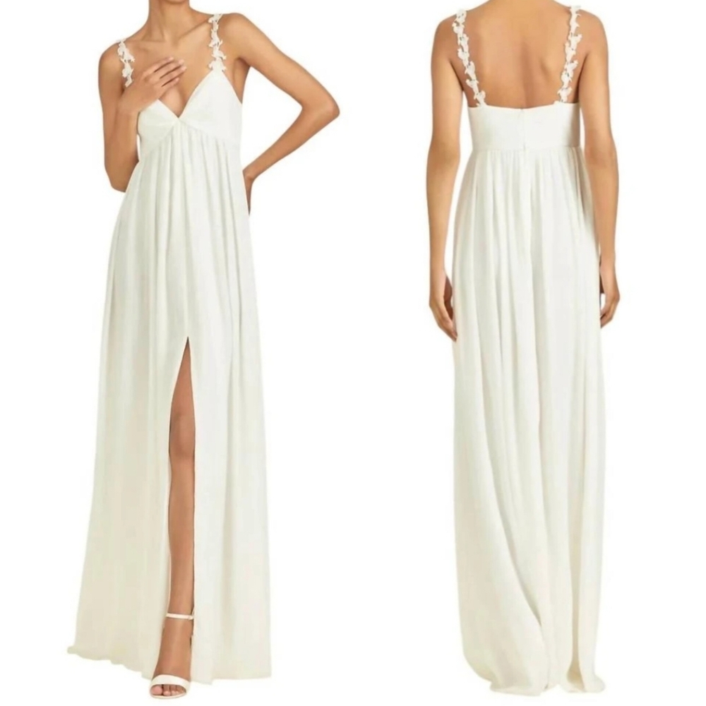Sachin & Babi Women’s Sabrina Gown In Off White Size 4 Wedding Party Feminine